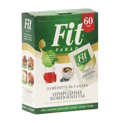 Смесь подсластителей Fit Parad №7 на основе эритрита саше 60 шт