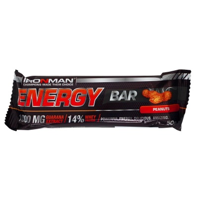 Батончики Ironman Energy Bar with Guarana 50гр