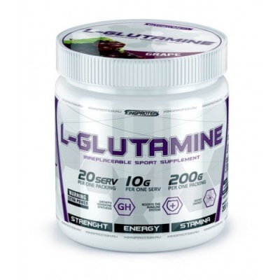 Глютамин King Protein l-Glutamine 200 гр
