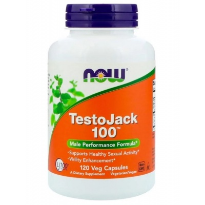 Тестобустер NOW TestoJack 100 120 капсул