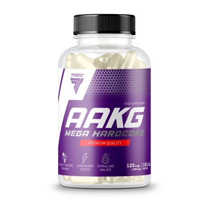 Аргинин Trec Nutrition AAKG Mega Hardcore 120 капсул