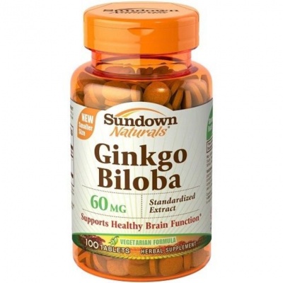 Антиоксидант Ginkgo Biloba Sundown Naturals 100 таблеток