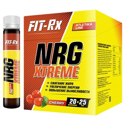 Предтренировочный комплекс FIT-RX NRG Xtreme 25мл