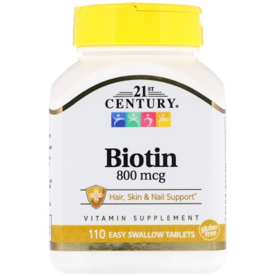 Витамины 21st Century Biotin 800 mcg  110 таблеток