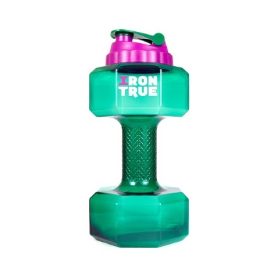 Бутылка-гантеля IRONTRUE  2,2 л (ITВ951)  зеленый