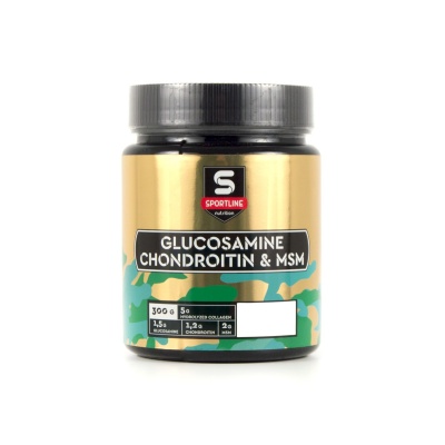 Хондропротектор Sportline Nutrition Glucosamine Chondroitin MSM 300гр