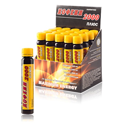 Энергетик НПО Спортивные Технологии Кофеин 2000 20*25мл