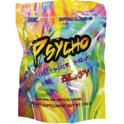 Предтренировочный комплекс Epic Labs Psycho 100 гр