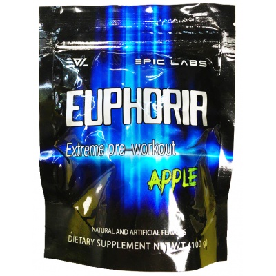 Предтренировочный комплекс Epic Labs Euphoria 100 гр