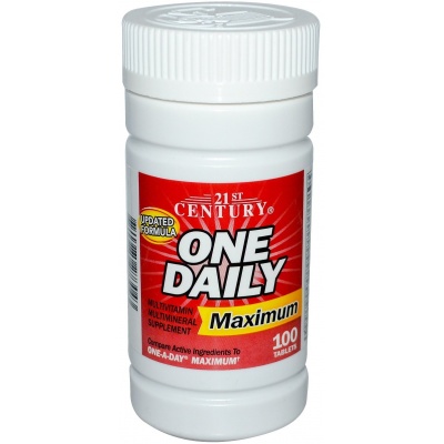 Витамины 21st Century One Daily maximum 100 таблеток