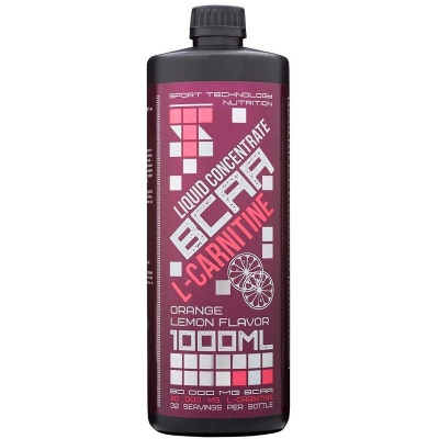 БЦАА НПО Спортивные Технологии ВСАА 80000 мг + Л-карнитин 40000мг 1000 мл