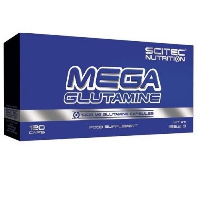 Глютамин Scitec Nutrition Mega L- Glutamin 120 капсул