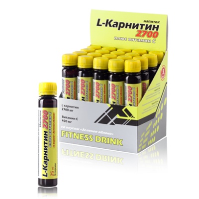 Л-Карнитин НПО Спортивные Технологии 2700 плюс Витамин С 25мл