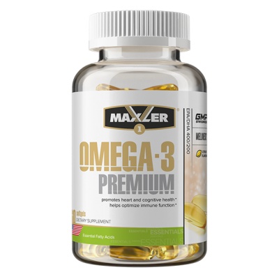 Антиоксидант Maxler Omega-3 Premium 60 капсул