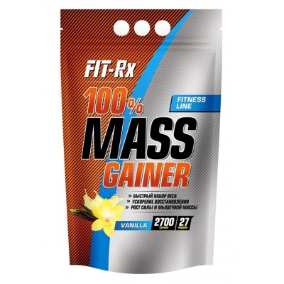 Гейнер FIT-Rx 100% Mass Gainer  2700 г