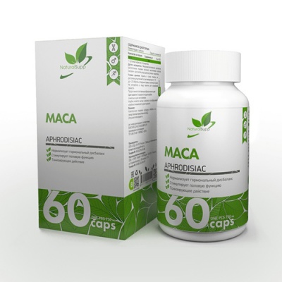 Тестобустер NaturalSupp Maca 60 капсул