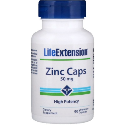 Витамины Life Extension Zinc 50 мг 90 капсул