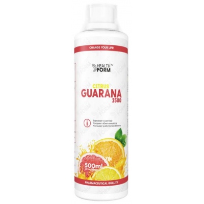 Энергетик Health Form Guarana concentrate 2500  500 мл