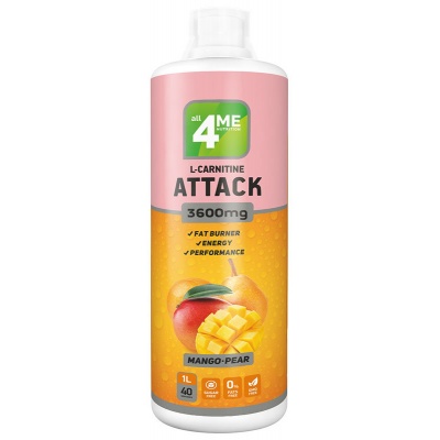 Л-Карнитин 4me nutrition L-carnitine+Guarana Attack 3600  1000 мл