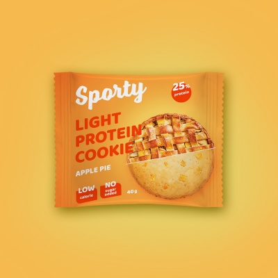 Печенье Sporty Protein Light  40 гр