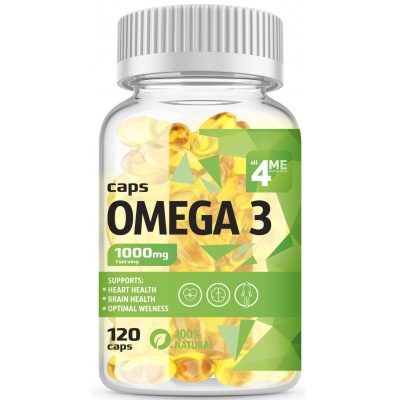 Антиаксидант 4Me Nutrition Omega 3 1000 мг 120 капсул