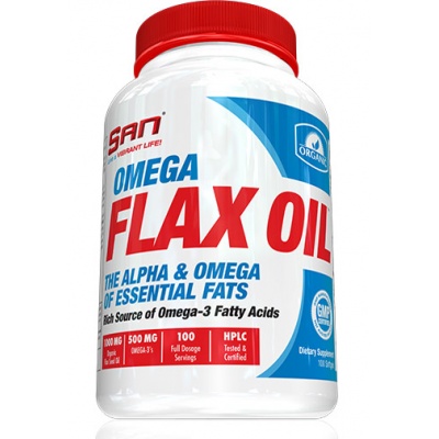 Антиоксидант SAN Omega Flax oil 100 капсул