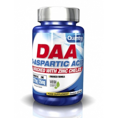 Тестобустер Quamtrax Nutrition DAA D-Aspartic Acid 120 капcул
