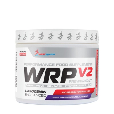Предтренировочный комплекс WestPharm West Raw Preworkout  V2 with Laxogenin 300 гр