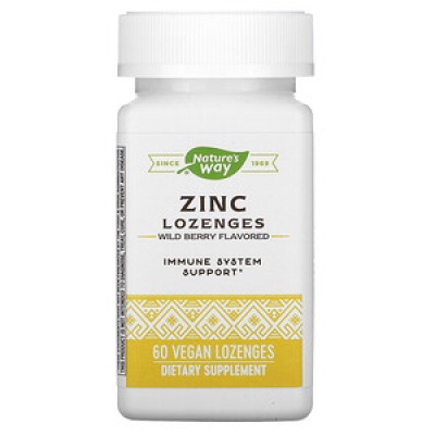 Витамины Nature's Way Zinc Lozenges 60 пастилок