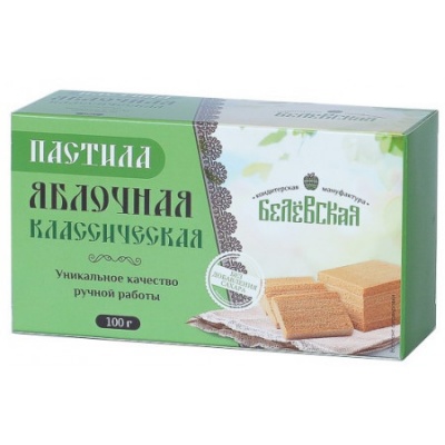 Пастила Белёвская без сахара 100 гр