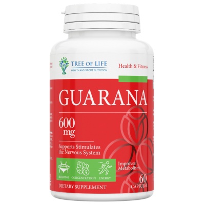 Энергетик Tree of Life GUARANA 600 мг 60 капсул