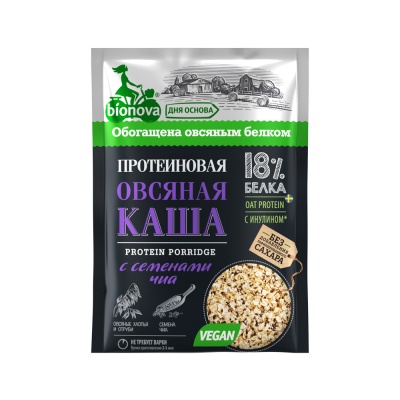 Каша Bionova протеиновая овсяная 40 гр