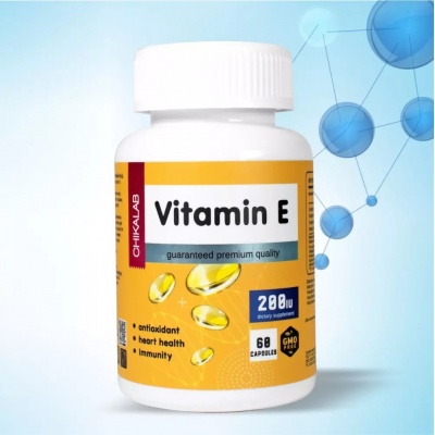 Витамины Chikalab Витамин Е 60 капсул
