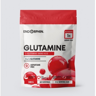 Глютамин Endorphin L-Glutamin дойпак 300 гр