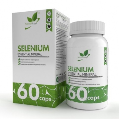 Витамины NaturalSupp Selenium 100 мкг 60 капсул