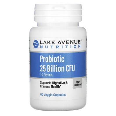 Пробиотик Lake Avenue Nutrition Probiotic Minis 25 Billion CFU 60 капсул