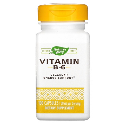 Витамины Nature’s Way Vitamin B6 50 мг 100 капсул