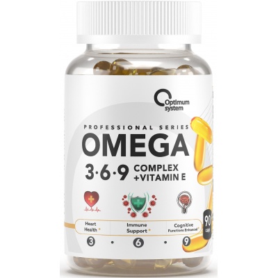 Антиоксидант Optimum System Omega-3-6-9 Complex 90 капсул
