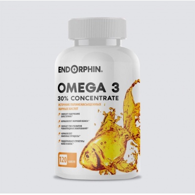 Антиоксидант ENDORPHIN Omega 3 1350 мг 120 капсул