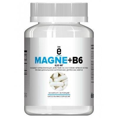 Витамины Ёбатон Magne + B6 60 капсул