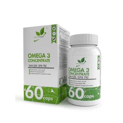 Антиоксидант NaturalSupp Omega 3 DHA 528/EPA 792  60 капсул