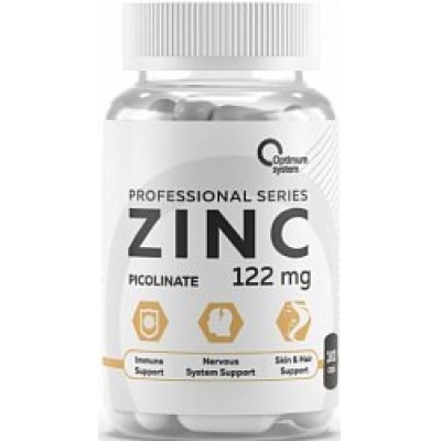 Витамины Optimum System Zinc Picolinate 122 мг 100 капсул