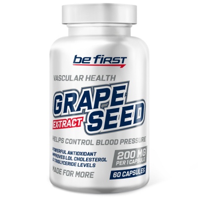 Антиоксидант Be First Grape seed extract 60 капсул