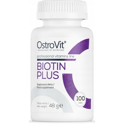 Витамины OstroVit Biotine Plus 100 капсул