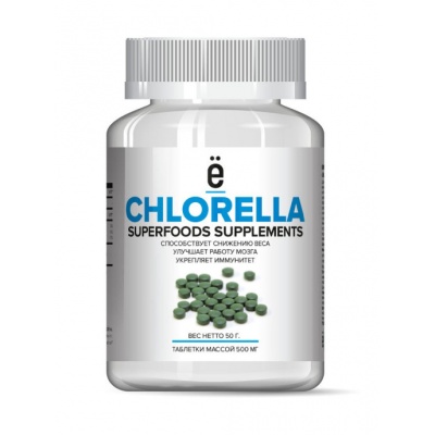 Антиоксидант Ёбатон Chlorella 100 таблеток