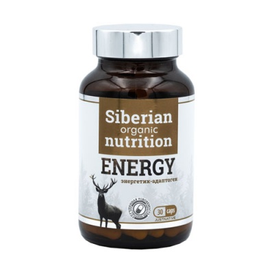 Энергетик Siberian Organic Nutrition Energy 30 капсул