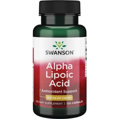 Антиоксидант Swanson Alpha Lipoic Acid 100 мг 120 капсул
