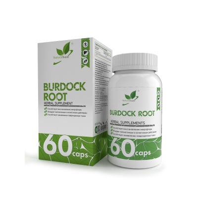 Антиоксидант NaturalSupp Корень лопуха 500 мг 60 капс