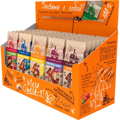 Фруктово-ореховый  батончик Бионова 35 гр