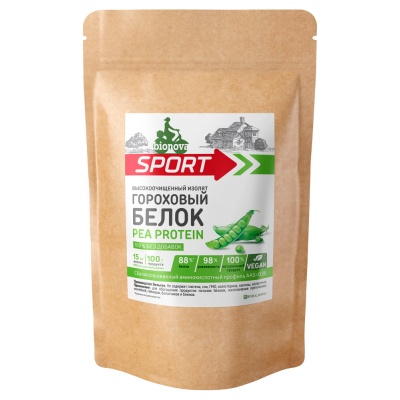 Протеин Bionova изолят горохового белка 500 гр